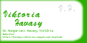 viktoria havasy business card