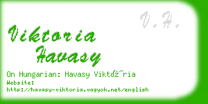 viktoria havasy business card